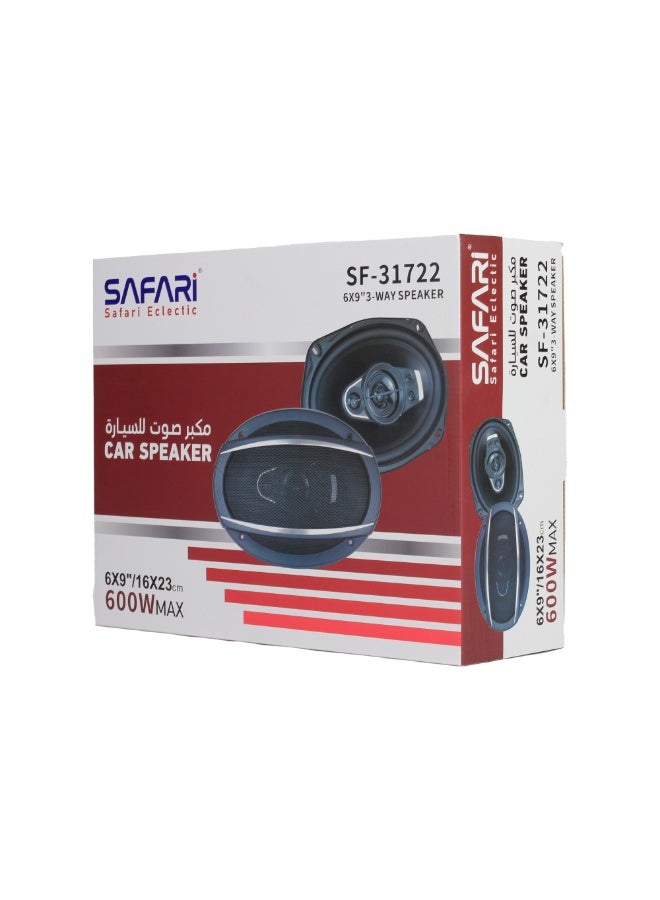 سفاري سماعة سيارة سفاري 6×9 قدرة 600 وات SF-31722 - Image 3